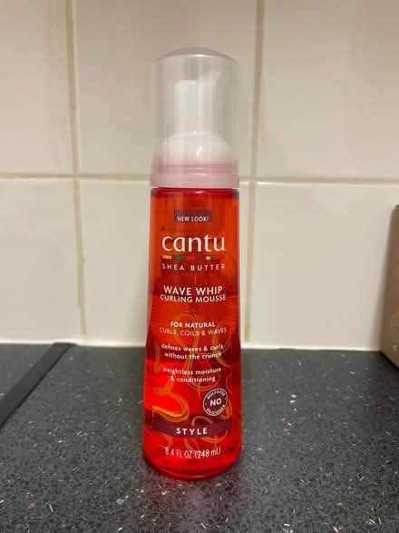 Photo of free Cantu wave curling mousse (BR3) #1
