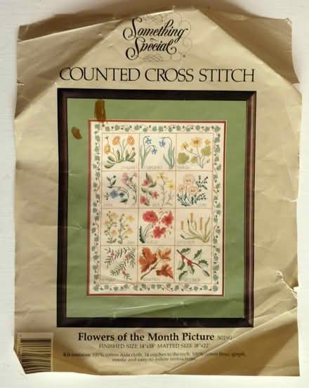 Photo of free Cross stitch kit part completed (West Bowling BD5) #2
