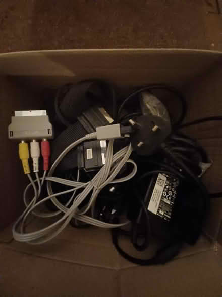 Photo of free Box of power adapters, scart lead etc (Canton CF11) #1