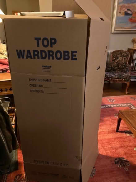 Photo of free 2 wardrobe boxes (Lettered Streets in Bellingham) #1