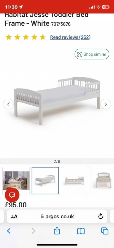 Photo of free Habitat Jesse Toddler Bed (Highworth SN6) #3