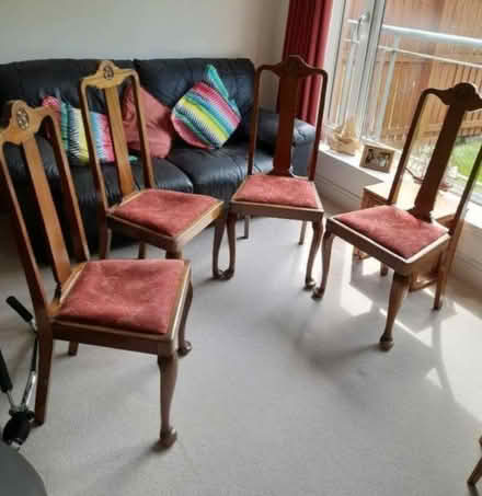 Photo of free 4 Dining Chairs (KY15) #2
