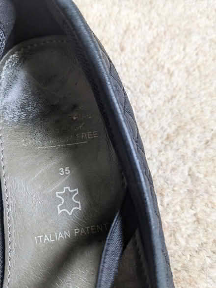 Photo of free Size 2 Black School Shoes Geox (Market Harbourough) #2