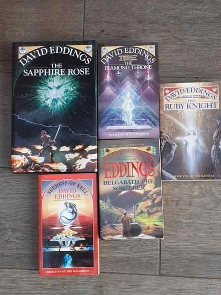 Photo of free David Eddings fantasy novels (Wirksworth DE4) #1