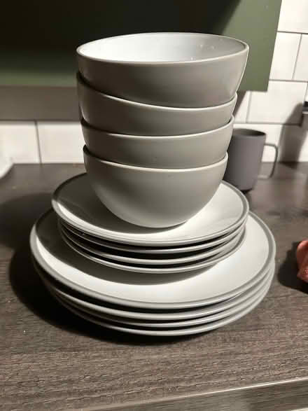 Photo of free 12 piece dining set (M6 - near Duchy road/Heights) #1