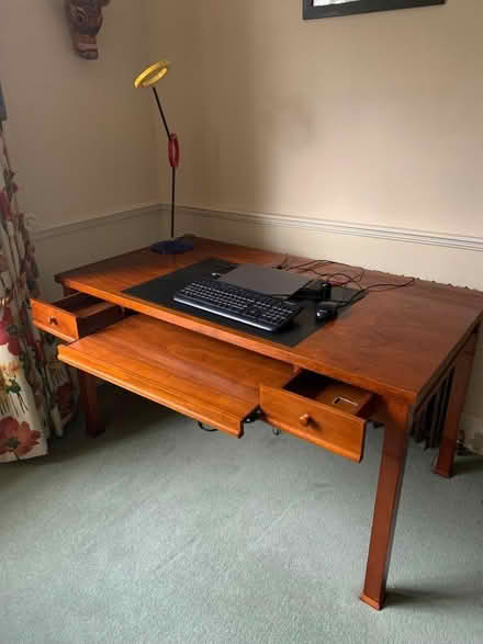 Photo of free Large Rosewood type desk (Christleton CH3) #1