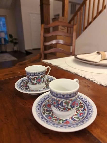 Photo of free Espresso cups and saucers 2 (North Reston) #1