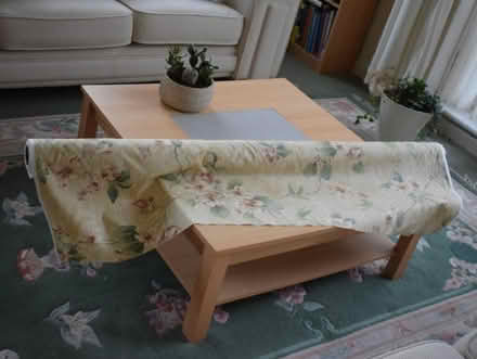 Photo of free Roll of green floral material (Willingdon BN21) #1