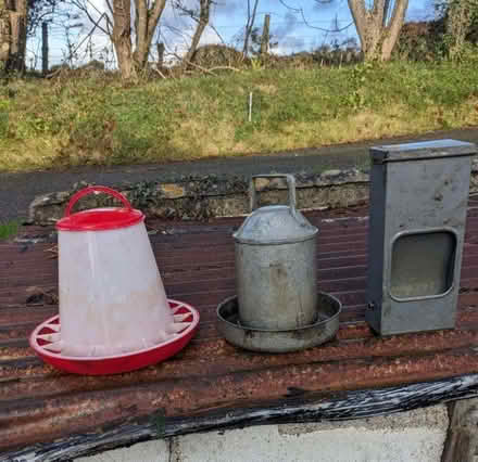 Photo of free Chicken feeders and water trough (Hugus TR3) #1