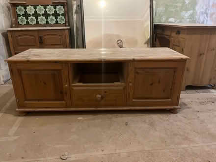 Photo of free Wooden tv stand (Hammersmith) #1