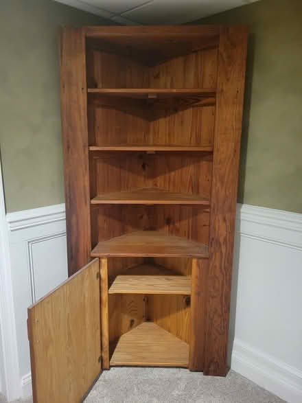 Photo of free Corner cabinet. Pine (Abingdon) #1