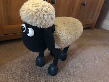 Photo of free Shaun the Sheep footstool (Collection from LU7) #1