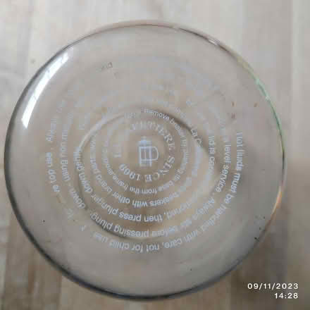 Photo of free Cafetiere glass (Corston) #2