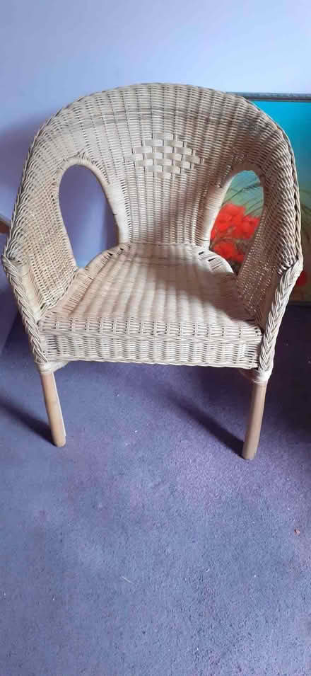 Photo of free Wicker chair (Basildon SS14) #1