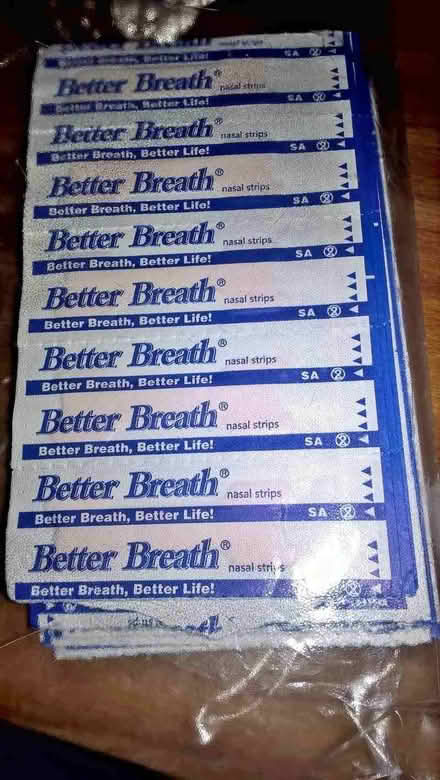 Photo of free 110 nasal strips - medium size (Clayton West HD8) #1