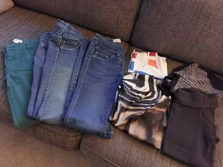 Photo of free Ladies Size 8 jeans and tops (Aykley Heads DH1) #1