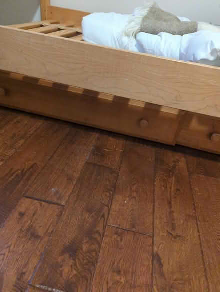 Photo of free Twin bed frame (North Reston) #2