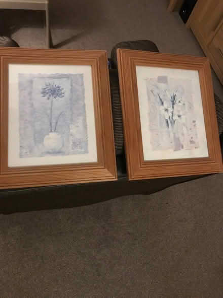 Photo of free 2x pictures with wooden frame (Patcham BN1) #1