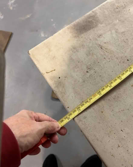 Photo of free Metal table. Lightweight. (Starbeck HG2) #3
