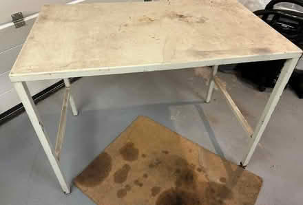 Photo of free Metal table. Lightweight. (Starbeck HG2) #4