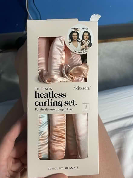 Photo of free Silk heatless hair curling set (EC1V) #2