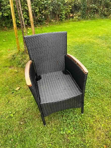 Photo of free Garden chairs in plastic rayan effect (Shipley RH13) #2