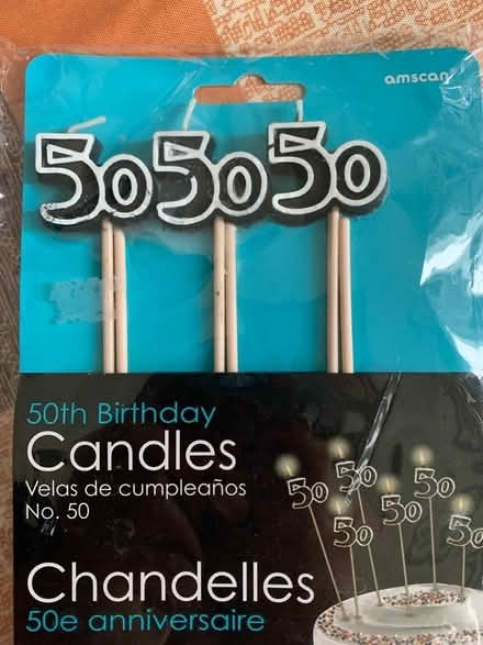 Photo of free 50th Birthday candles (Plainfield) #3
