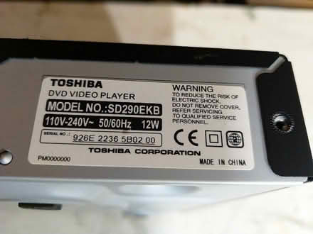 Photo of free Toshiba DVD Player faulty (Putney SW15) #3