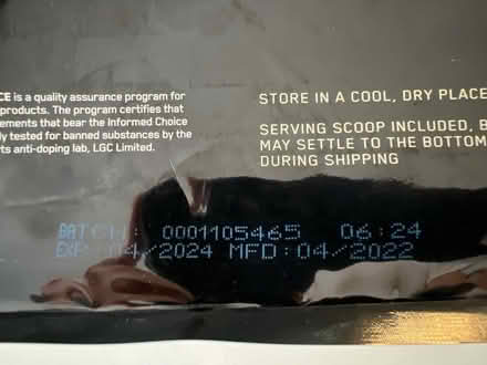 Photo of free Vanilla Ice Cream Whey Protein (Washing) #2