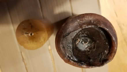 Photo of free 2 large candles with burnt out wicks (Trinity EH5) #2
