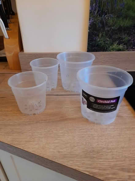 Photo of free 4 pots for orchids (Leyland PR25) #1