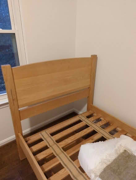 Photo of free Twin bed frame (North Reston) #1
