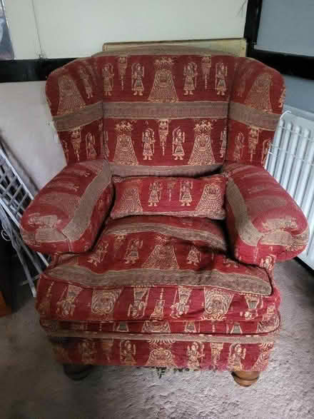 Photo of free Old wingback chair, upcycle project (Chatham ME4) #2