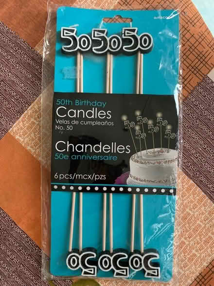 Photo of free 50th Birthday candles (Plainfield) #2