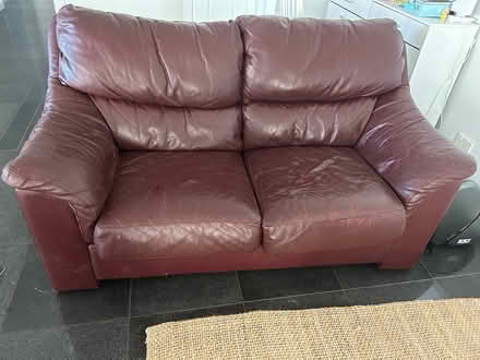 Photo of free 2 Brown Leather Sofas (Kenmore 4069) #2