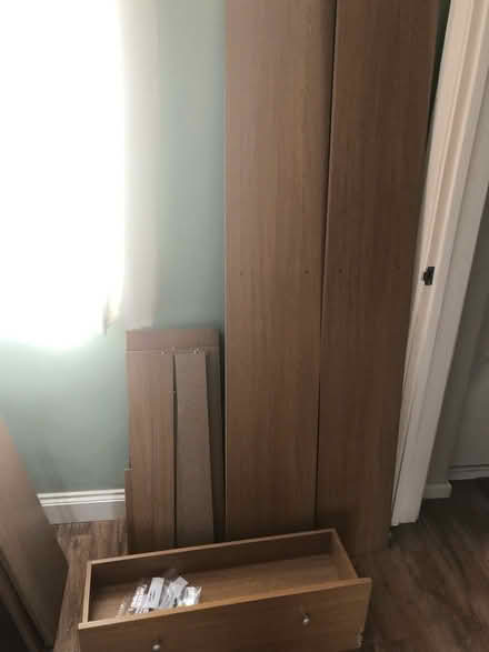 Photo of free Tall shelving unit with drawers (LS27, Churwell) #2