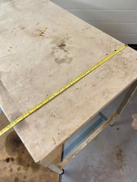 Photo of free Metal table. Lightweight. (Starbeck HG2) #2