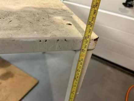 Photo of free Metal table. Lightweight. (Starbeck HG2) #1