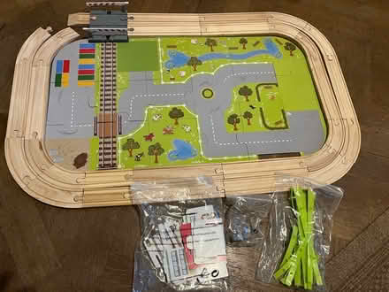 Photo of free Wooden road set/rail tracks. Spares (Hemel Hempstead HP3) #1