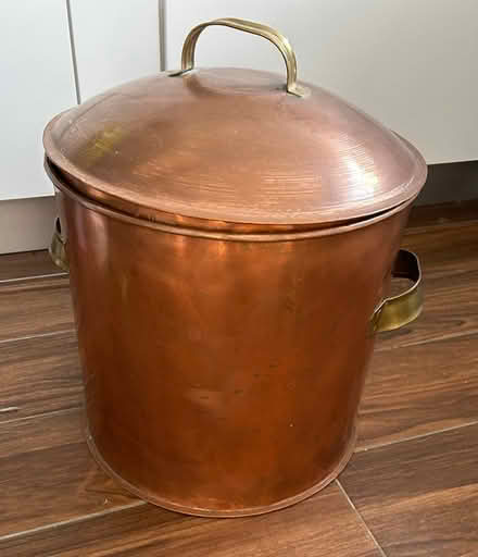 Photo of free Copper log bin (Dun Laoghaire/Ballybrack) #1