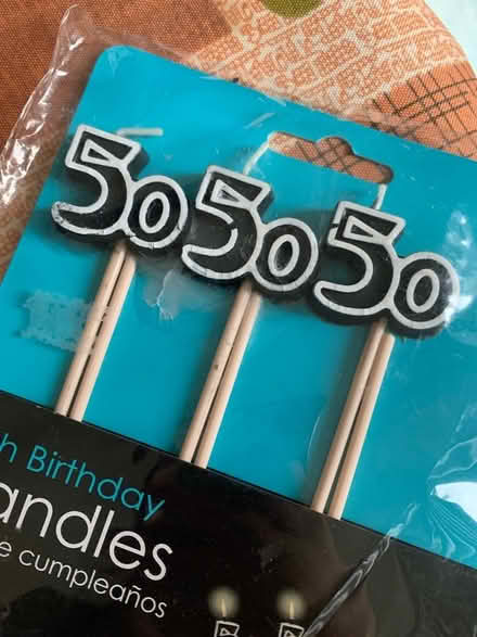 Photo of free 50th Birthday candles (Plainfield) #1