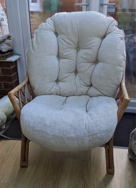 Photo of free Conservatory Chair with cushions (Finchampstead RG40) #1