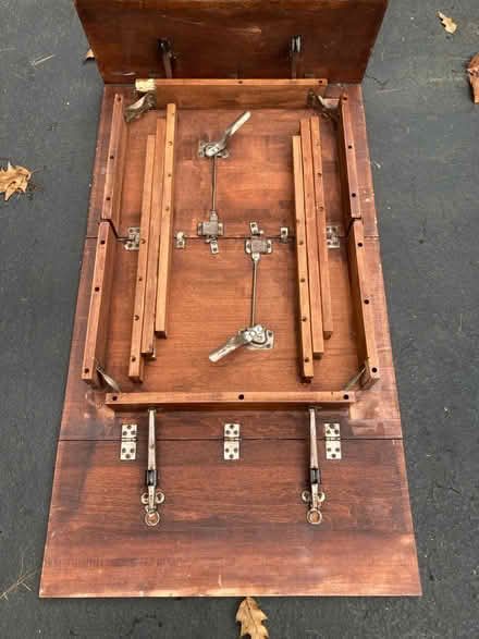 Photo of free Drop leaf table with additonal lead (Near Weston town center) #3