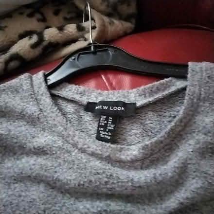 Photo of free ladies grey ruffle jumper (Marton Bank FY3) #3