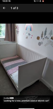 Photo of free large IKEA cot (dublin south) #2