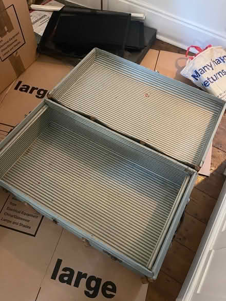 Photo of free Large turquoise storage chest (M21 Manchester) #3