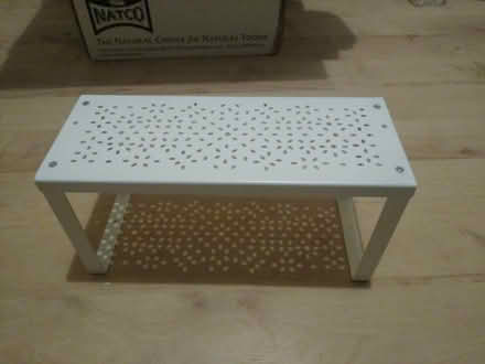 Photo of free White metal presentation plinth (Wellington TF1) #1
