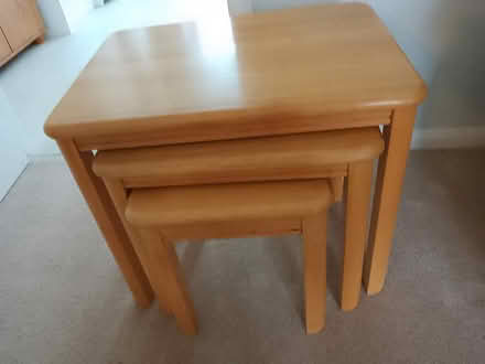 Photo of free Nest of 3 tables (SG7 Baldock) #1