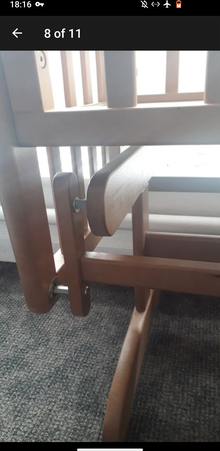 Photo of free wooden rocking crib (dublin south) #2
