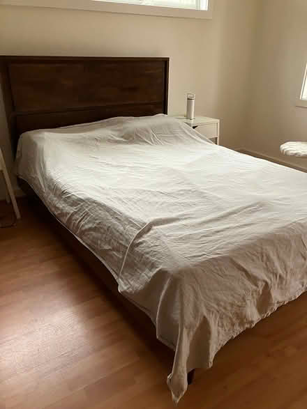 Photo of free Full bed frame + mattress (Ellis Hollow) #2